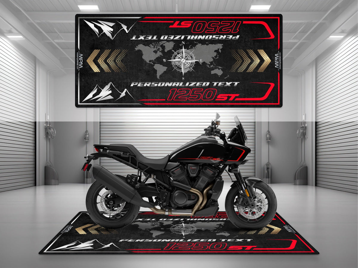 MPM Motorcycle Mat for Adventure Motorcycle "Ride Until The City Feels Small" - MM4325