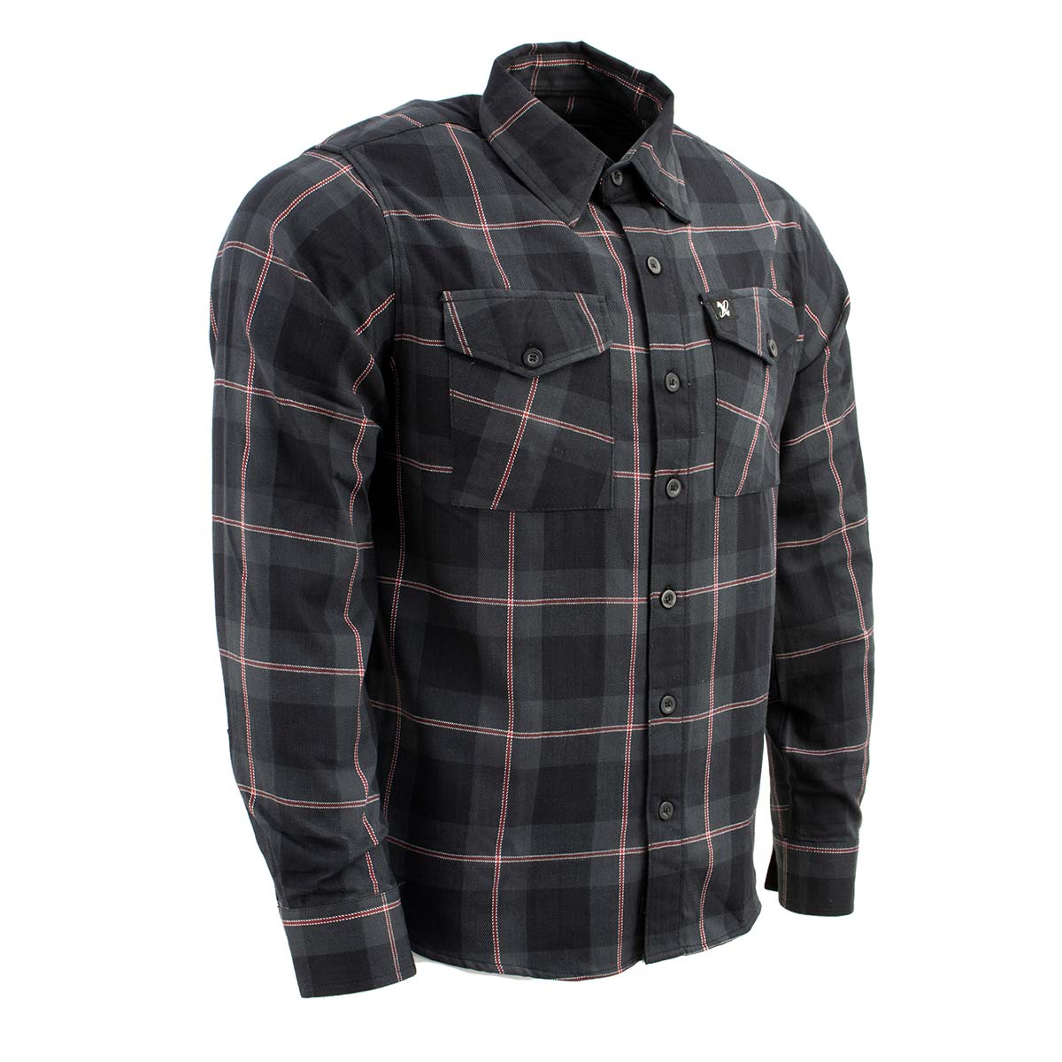 Milwaukee Leather Men's 'Greylock' Mult/Color Long Sleeve Flannel - Cotton Button Up Shirt - MNG11647