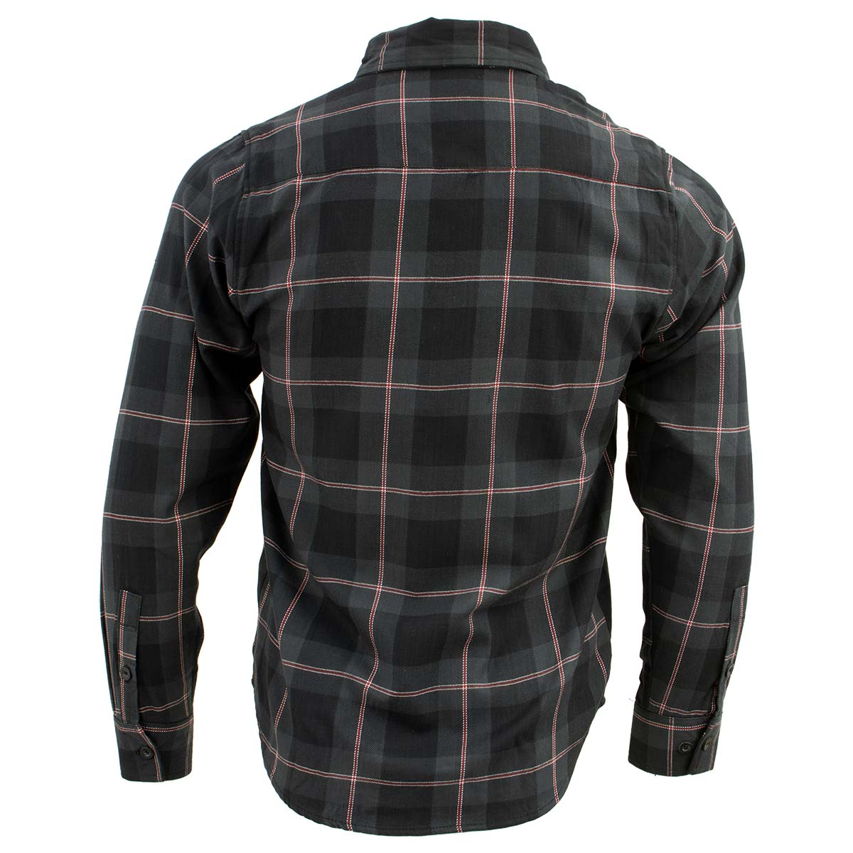 Milwaukee Leather Men's 'Greylock' Mult/Color Long Sleeve Flannel - Cotton Button Up Shirt - MNG11647