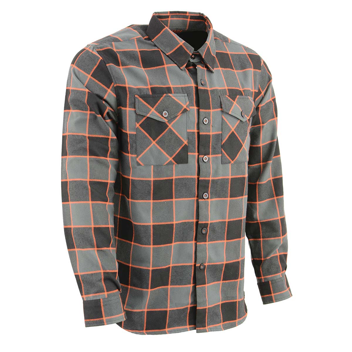 Milwaukee Leather Men's 'Yukon' Mult/Color Long Sleeve Flannel - Cotton Button Up Shirt - MNG11648