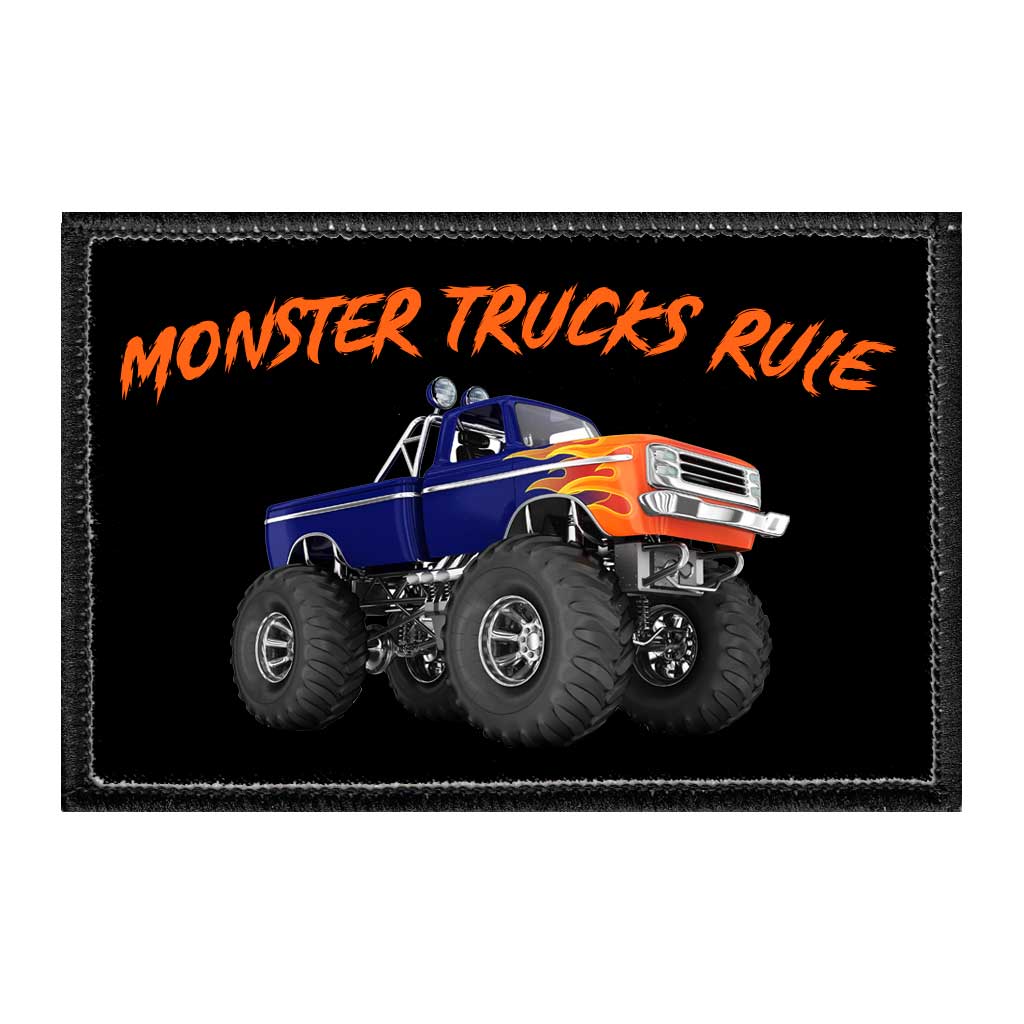Monster Trucks Rule - Removable Patch