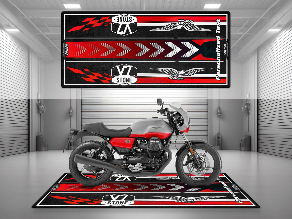MPM Motorcycle Mat for Moto Guzzi V7 Stone - U1601