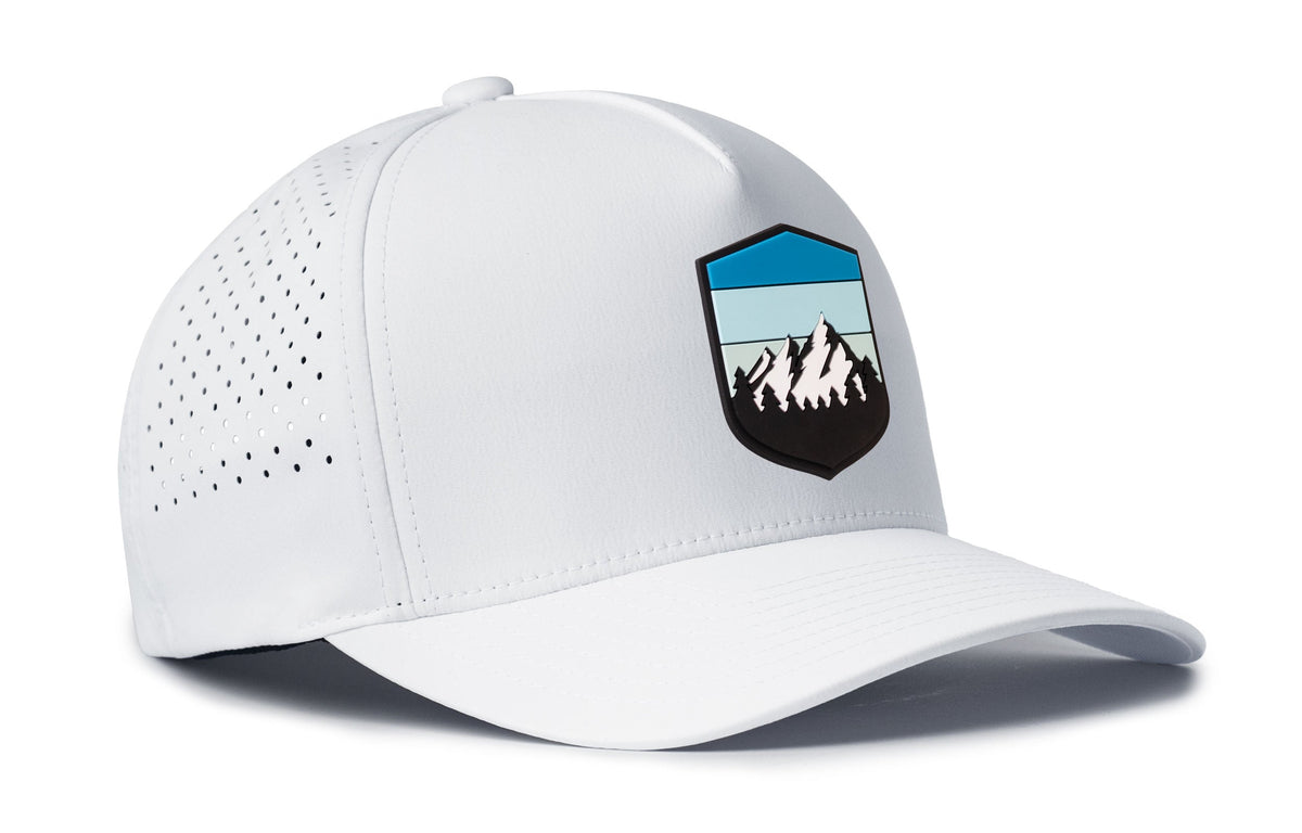 Mountains and Sky Performance 5-Panel Hat  |  Outdoors Flexfit Snapback