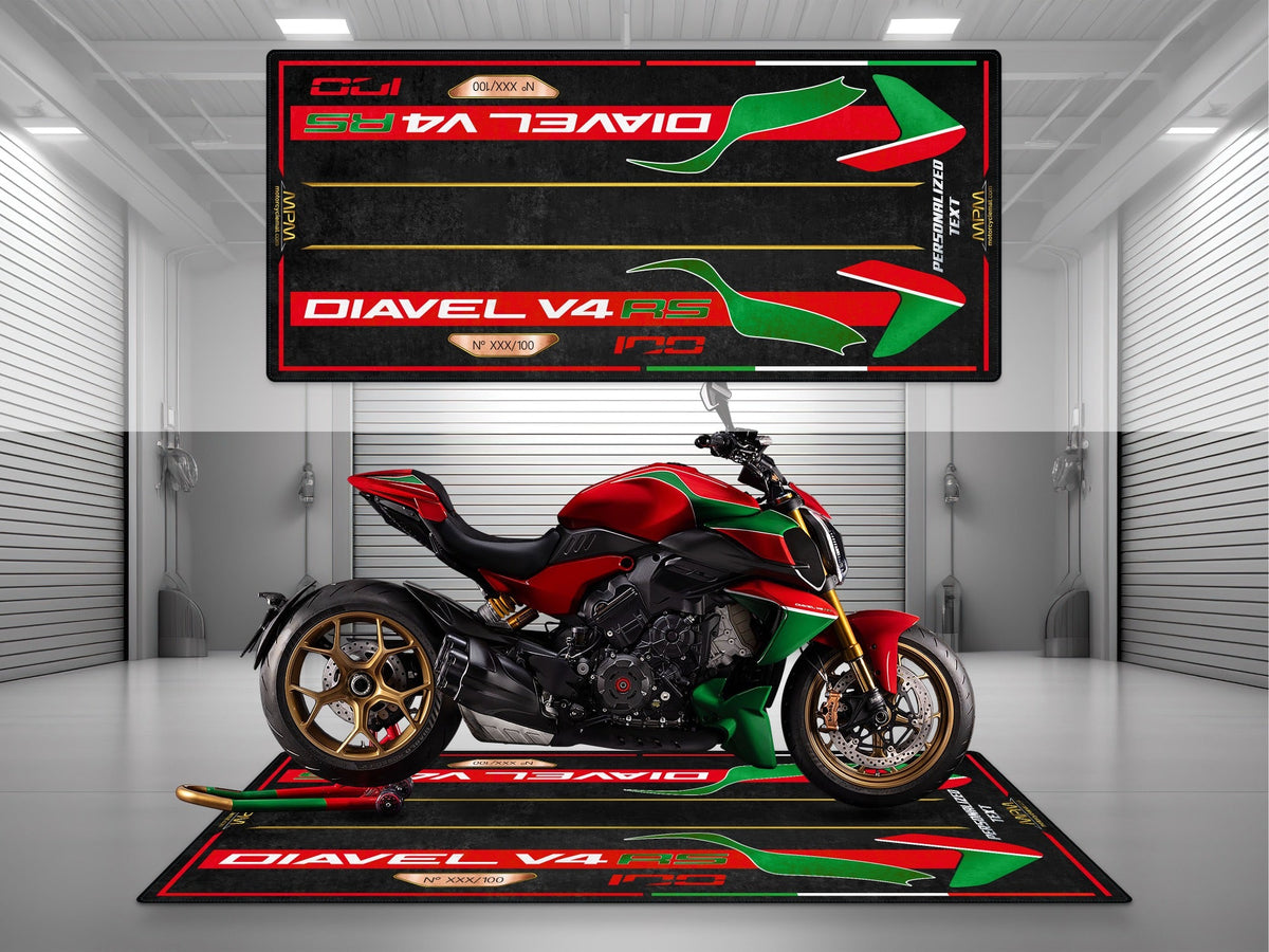MPM Motorcycle Mat for Ducati Diavel V4 RS Collezione 100 - MM4274