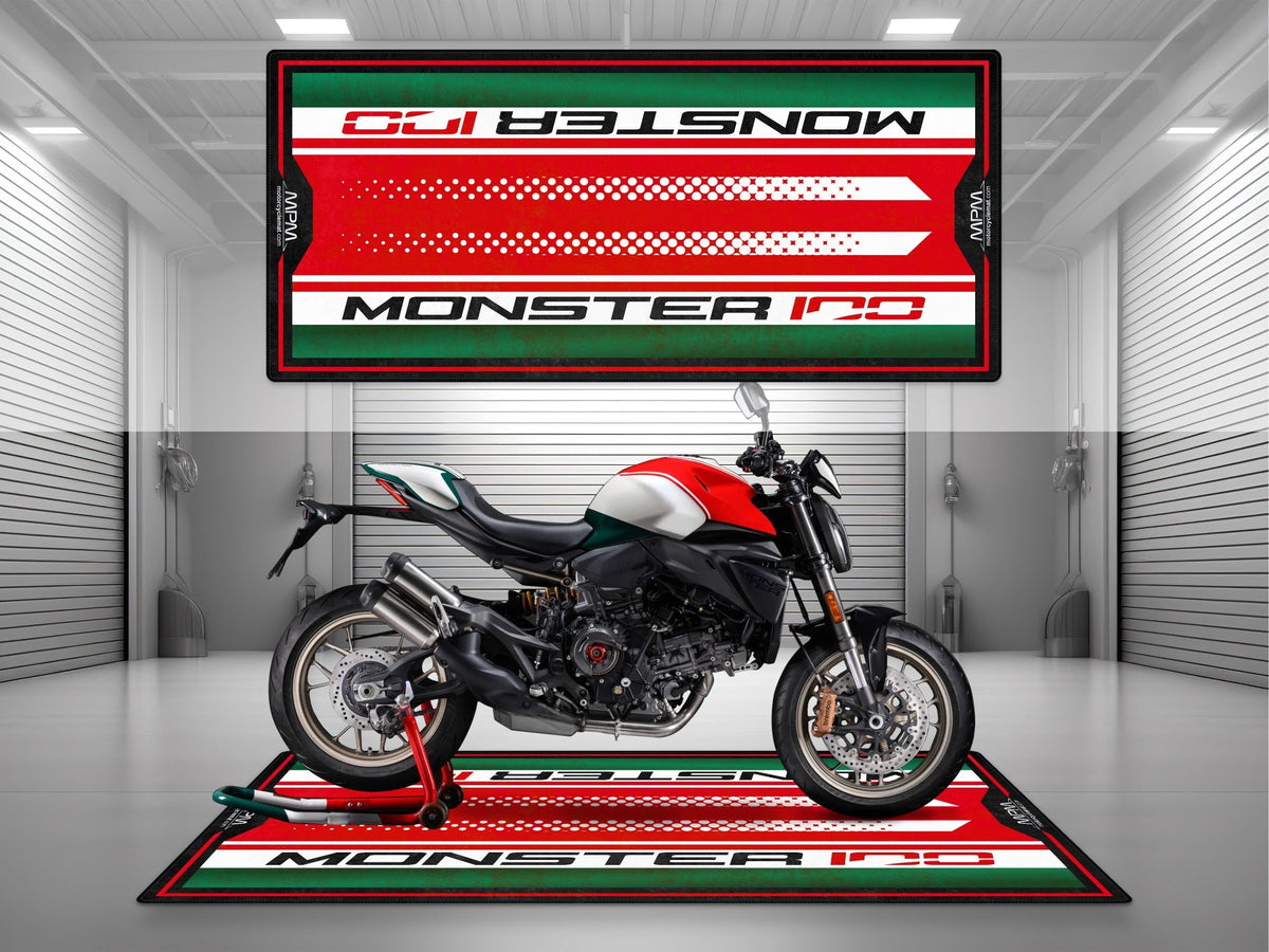 MPM Motorcycle Mat for Ducati Monster Collezione 100 - MM4275