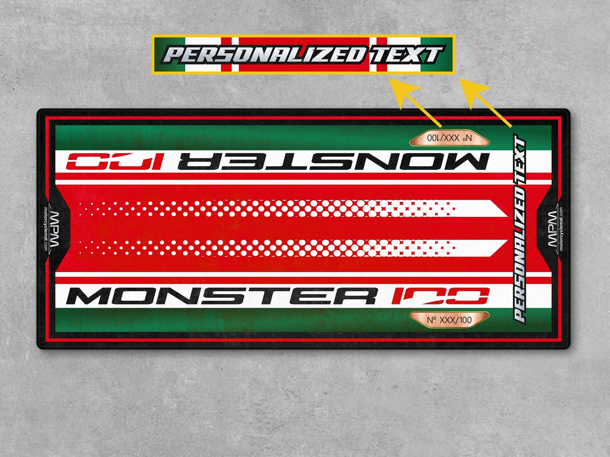 MPM Motorcycle Mat for Ducati Monster Collezione 100 - MM4275