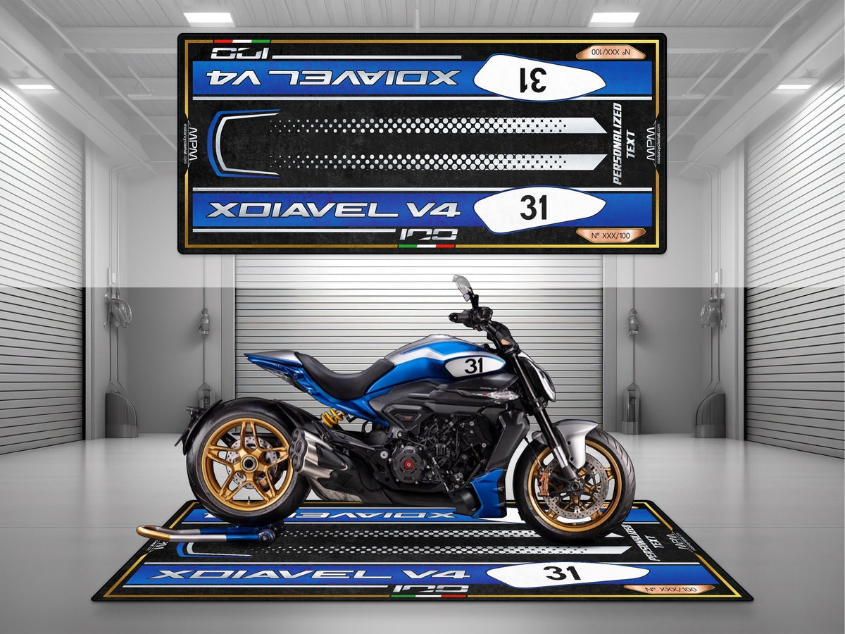 MPM Motorcycle Mat for Ducati XDiavel V4 Collezione 100 - MM4279