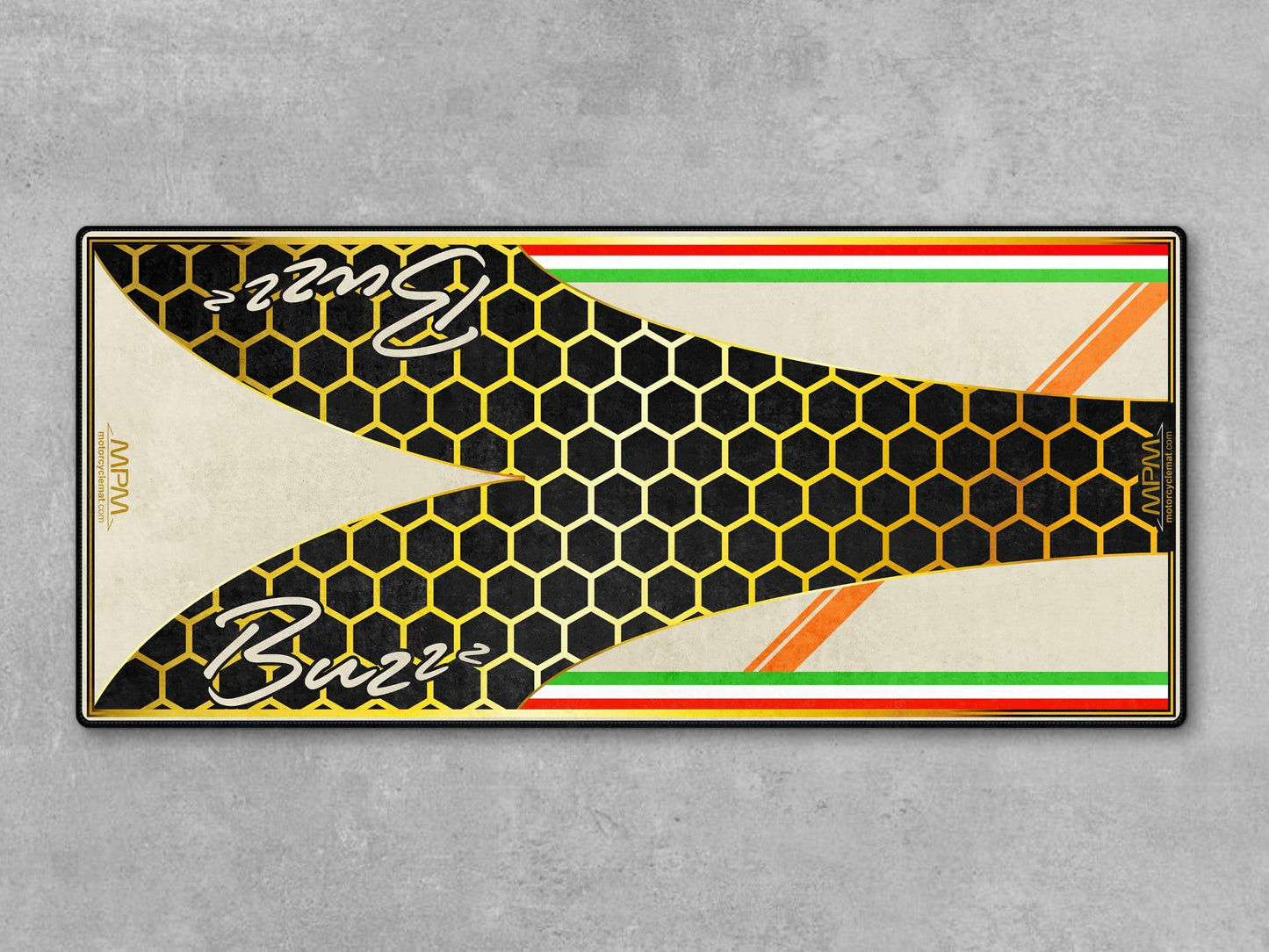 MPM Motorcycle Mat for Vespa Buzzz Design - U1101