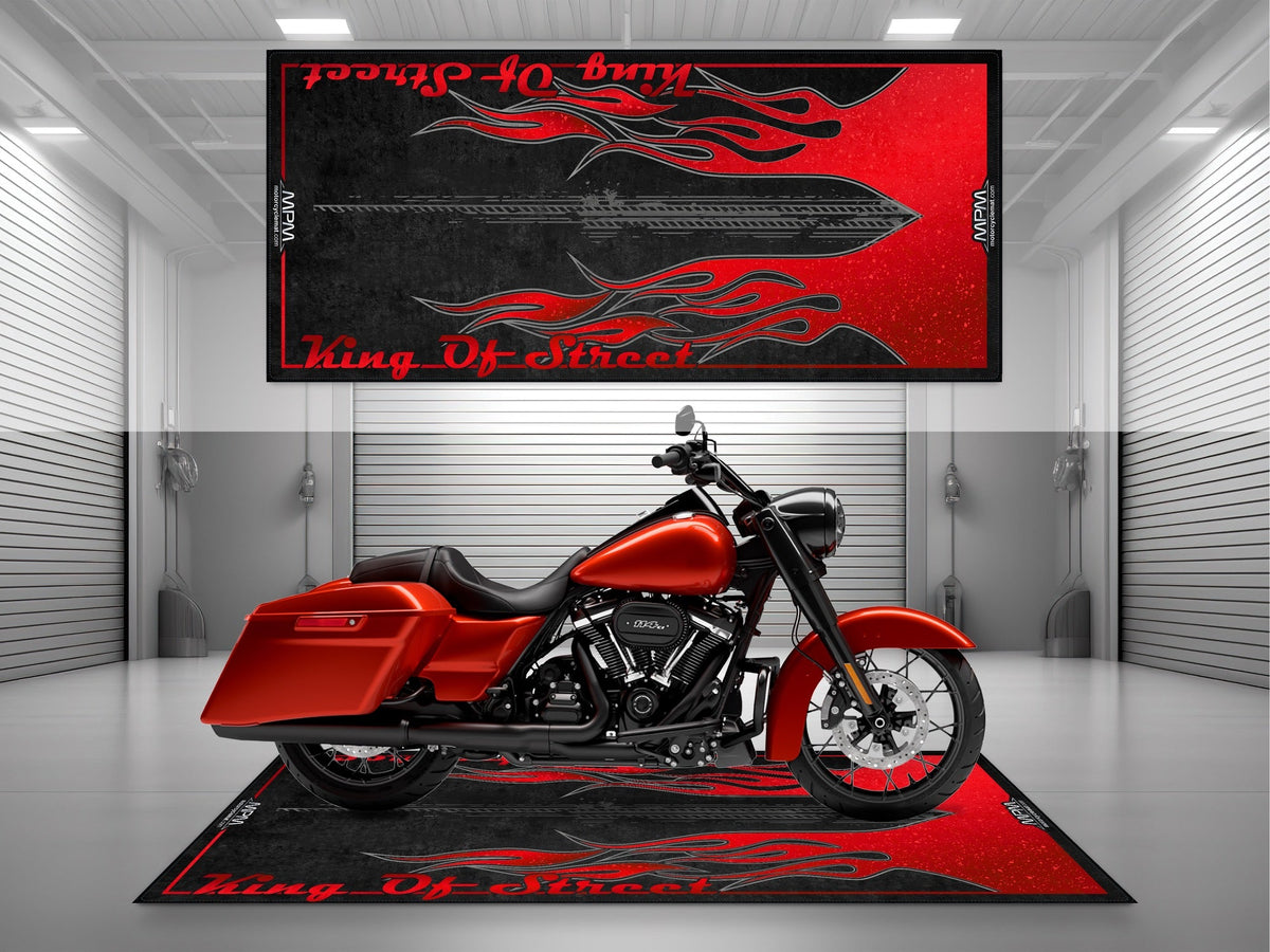 MPM Motorcycle Mat for Cruiser Motorcycle (King of Street) - U1204