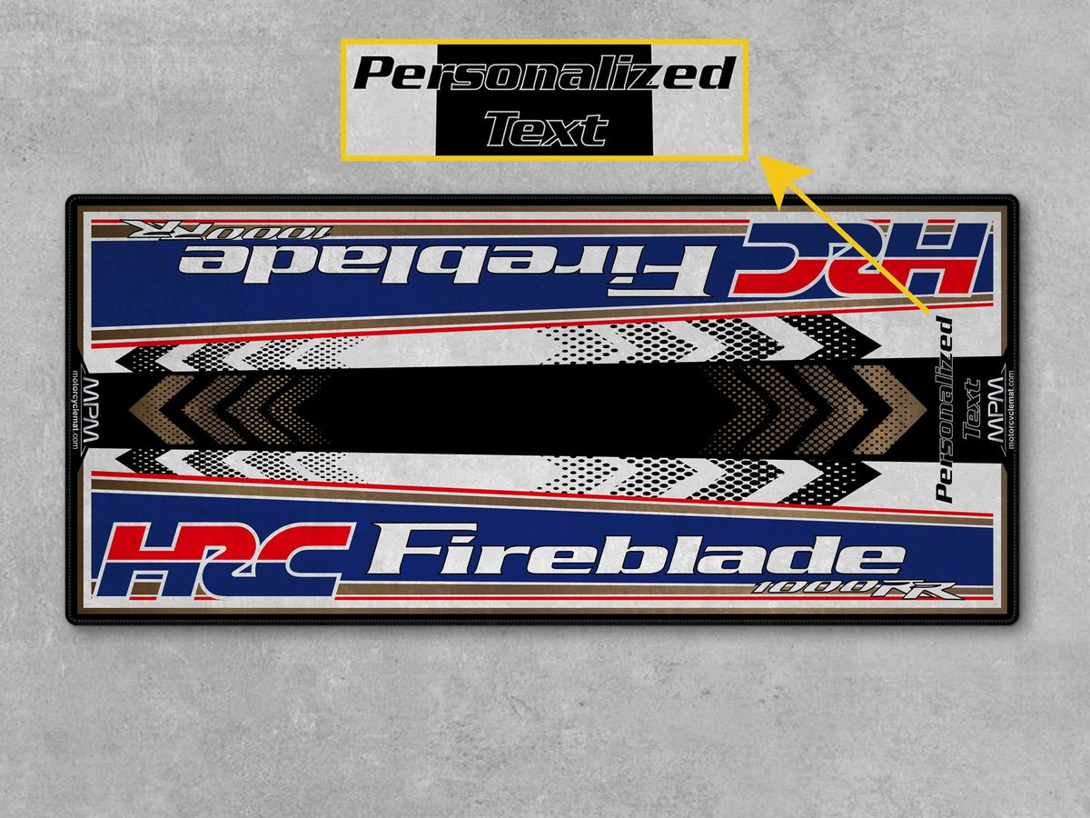 MPM Motorcycle Pit Mat for Honda HRC 1000RR-R Fireblade - U902