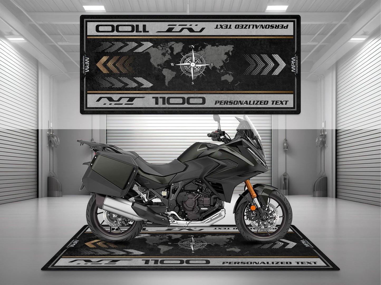 MPM Motorcycle Mat for Honda NT1100 - MM4212