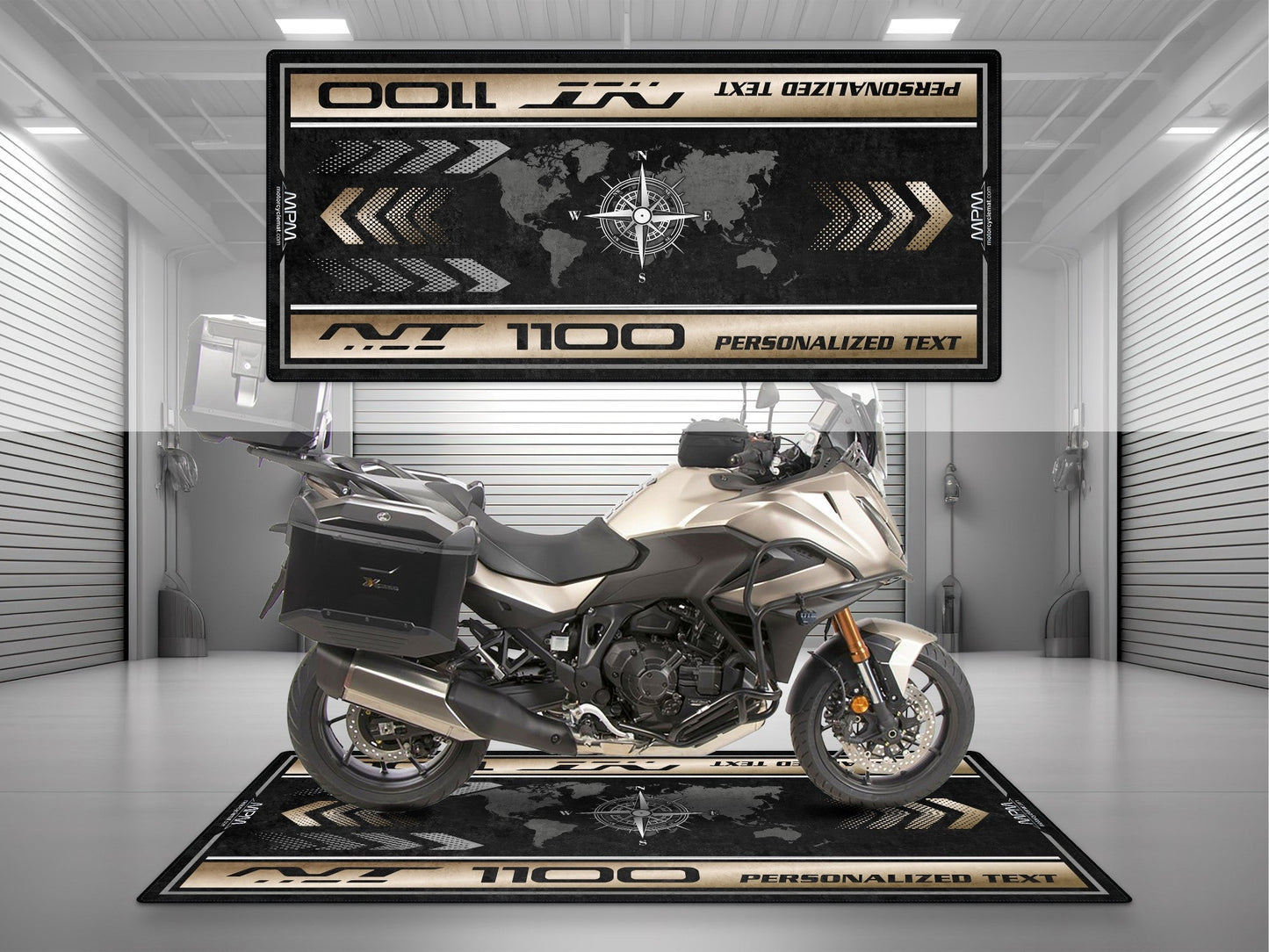 MPM Motorcycle Mat for Honda NT1100 - MM4212