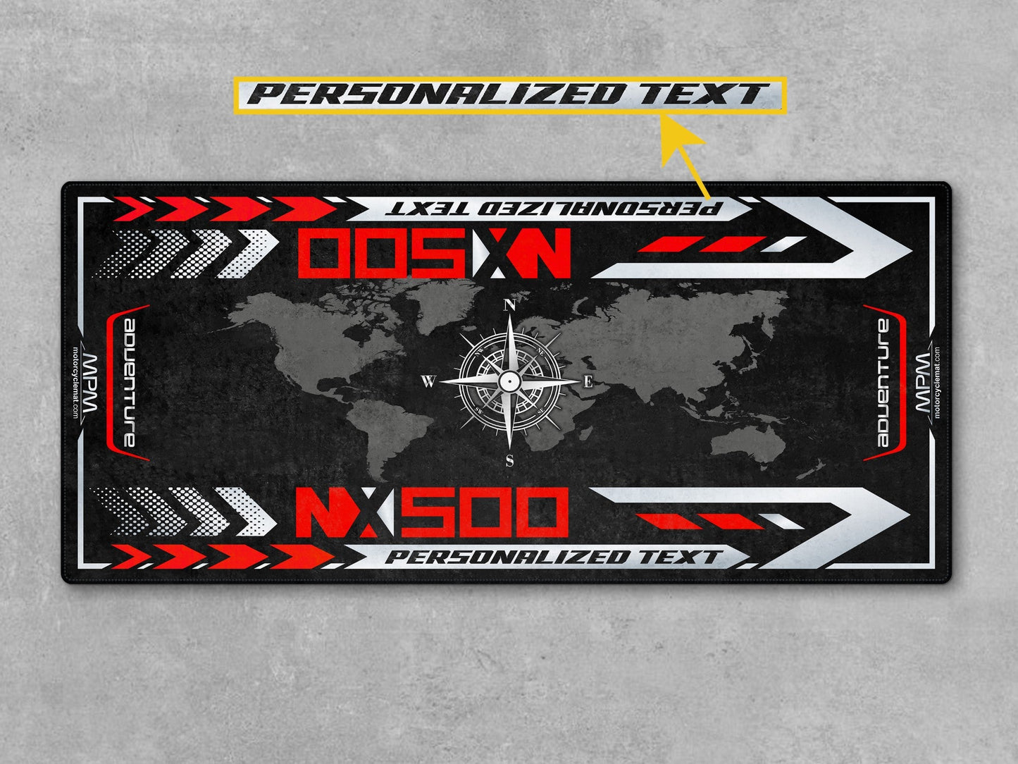 MPM Motorcycle Mat for Honda NX500 - MM4216