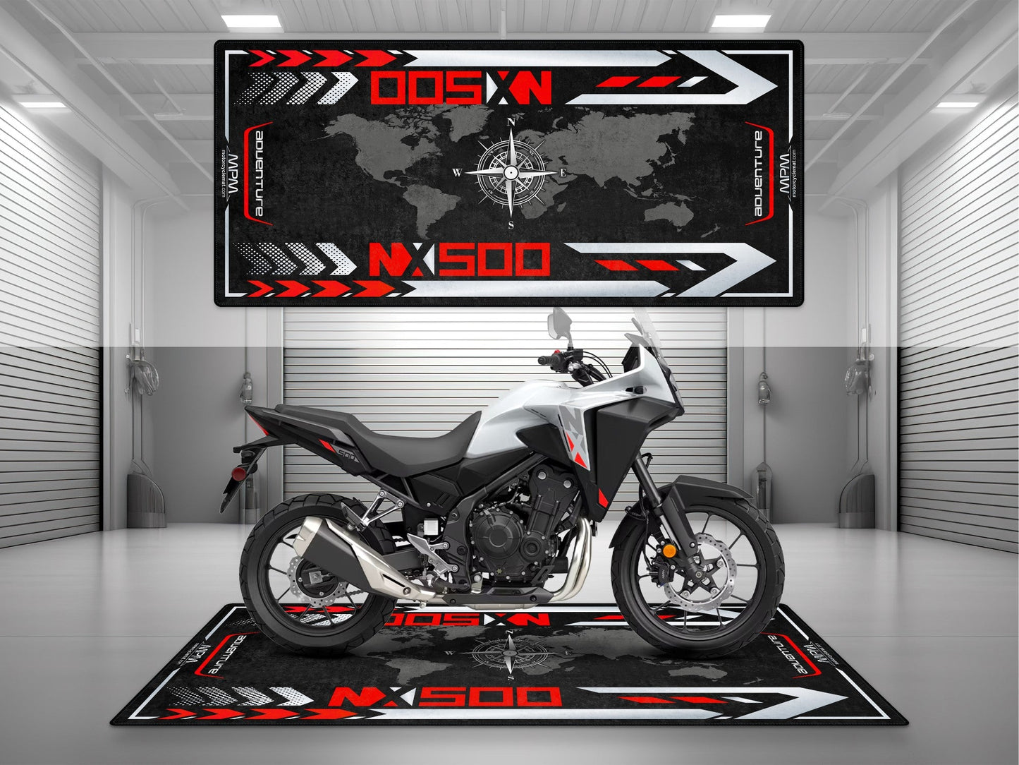 MPM Motorcycle Mat for Honda NX500 - MM4216