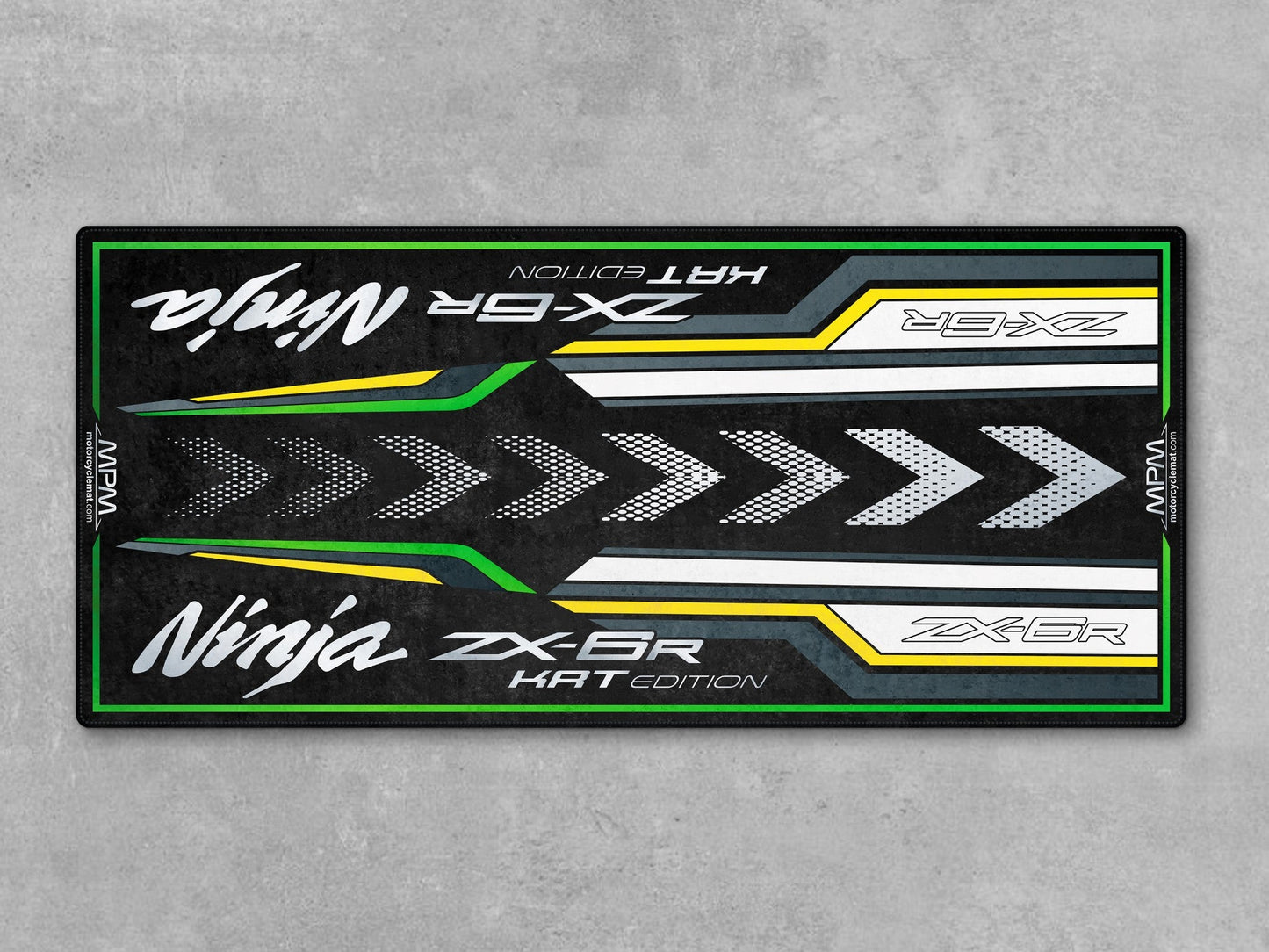 MPM Motorcycle Mat for Kawasaki Ninja ZX-6R KRT Edition - MM7396