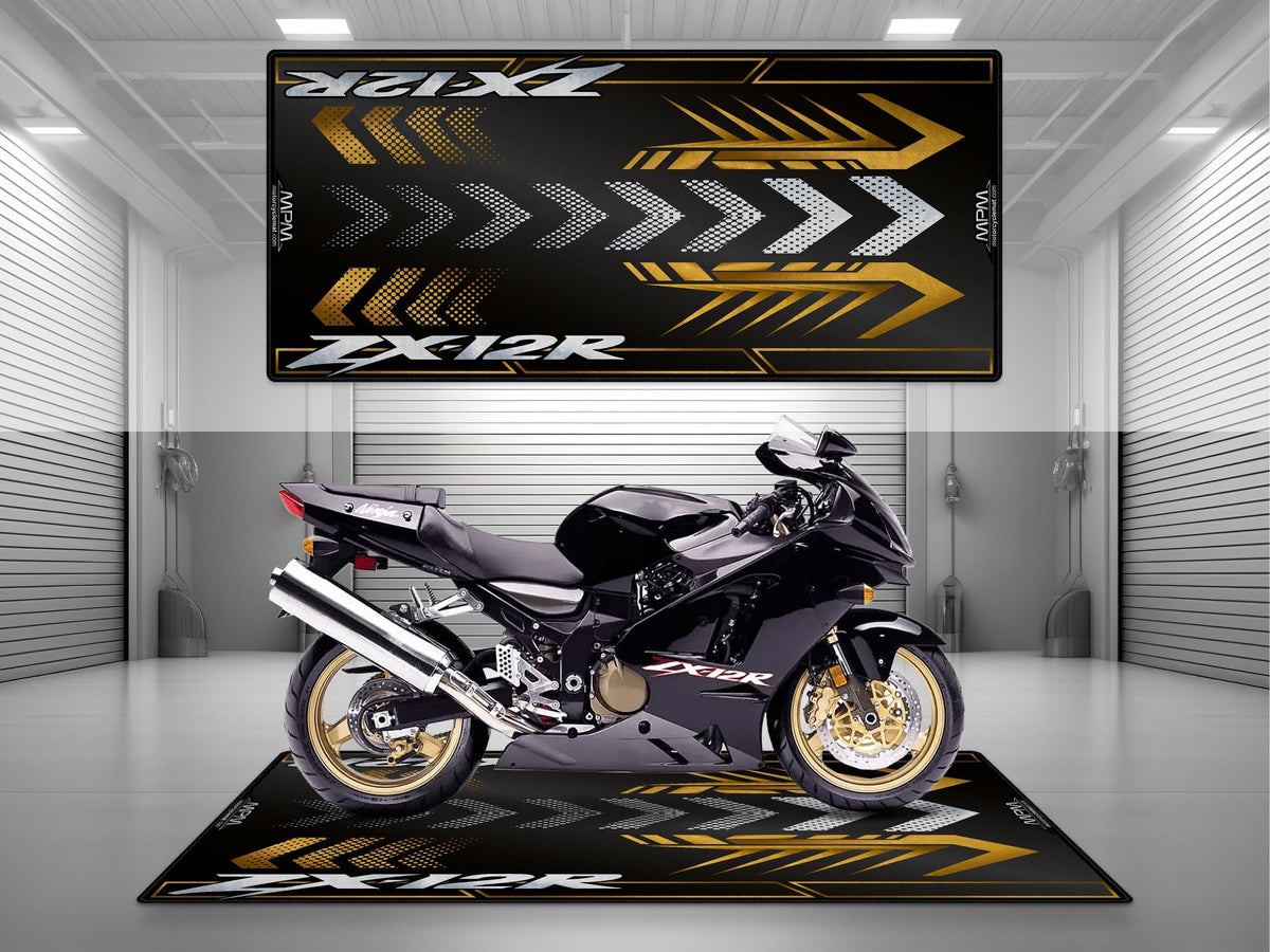 MPM Motorcycle Mat for Kawasaki ZX-12R - U205