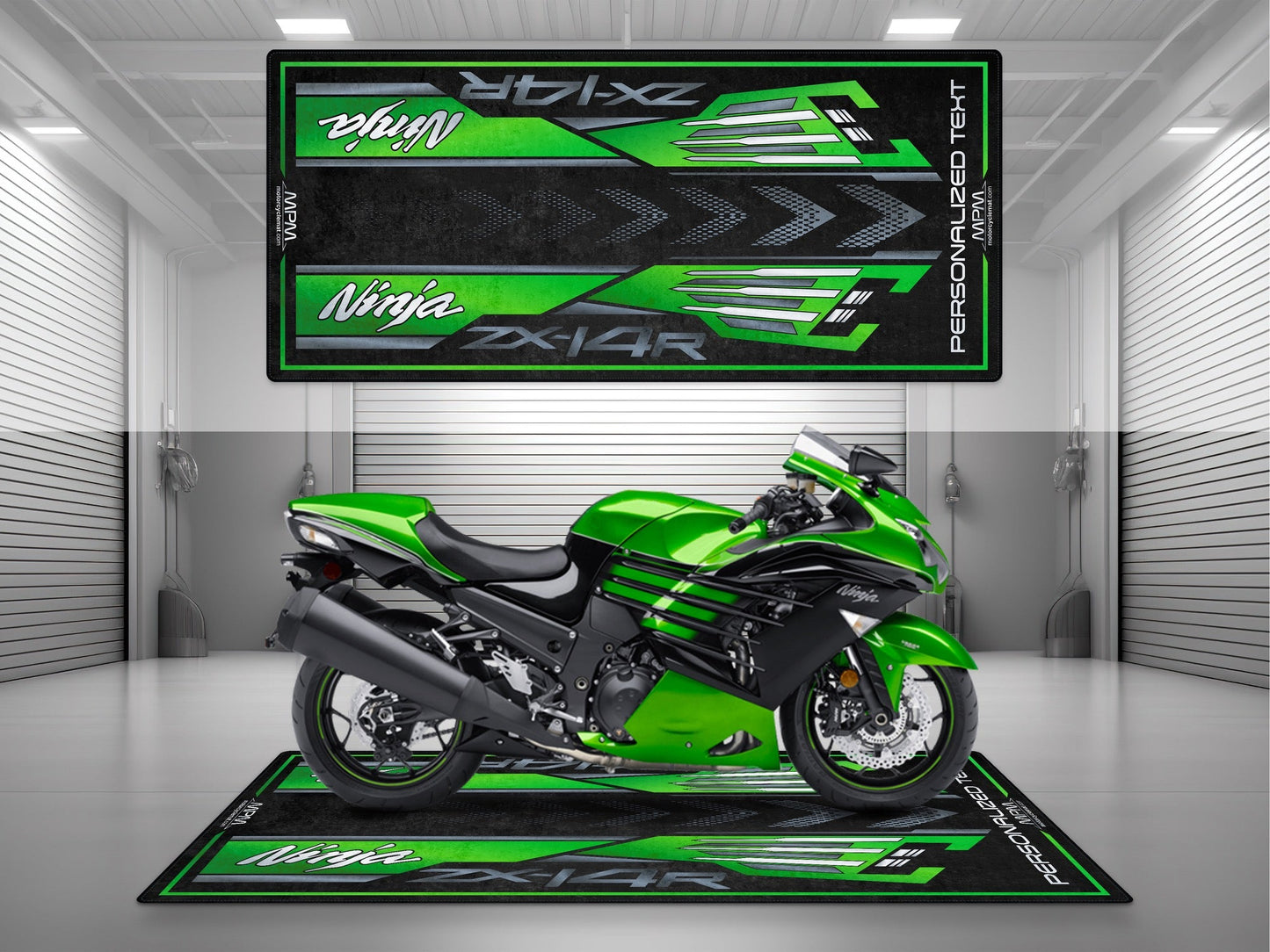 MPM Motorcycle Mat for Kawasaki Ninja ZX-14R - MM7403