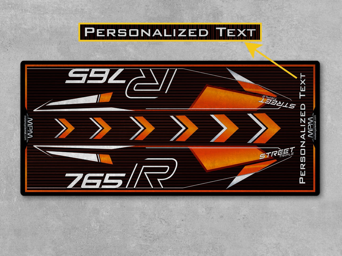 MPM Motorcycle Mat for Street Triple 765 R - U1301