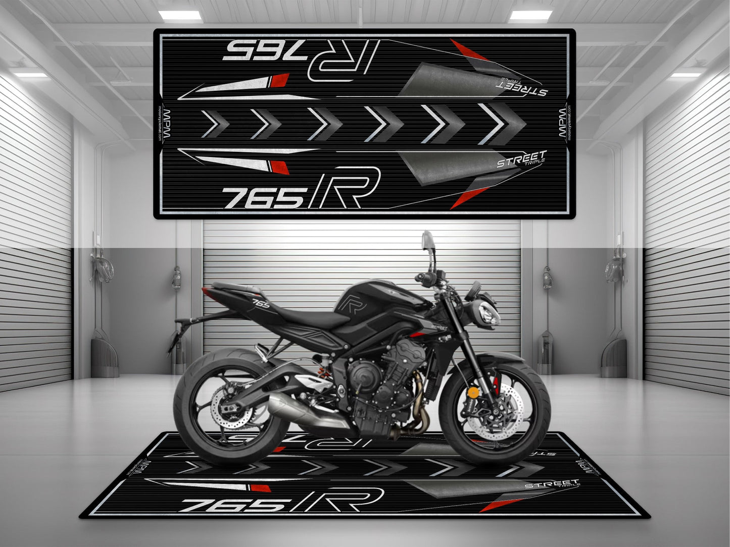 MPM Motorcycle Mat for Street Triple 765 R - U1301