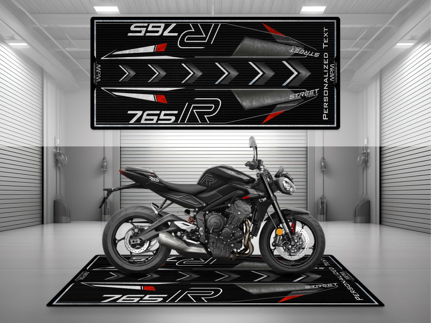 MPM Motorcycle Mat for Street Triple 765 R - U1301