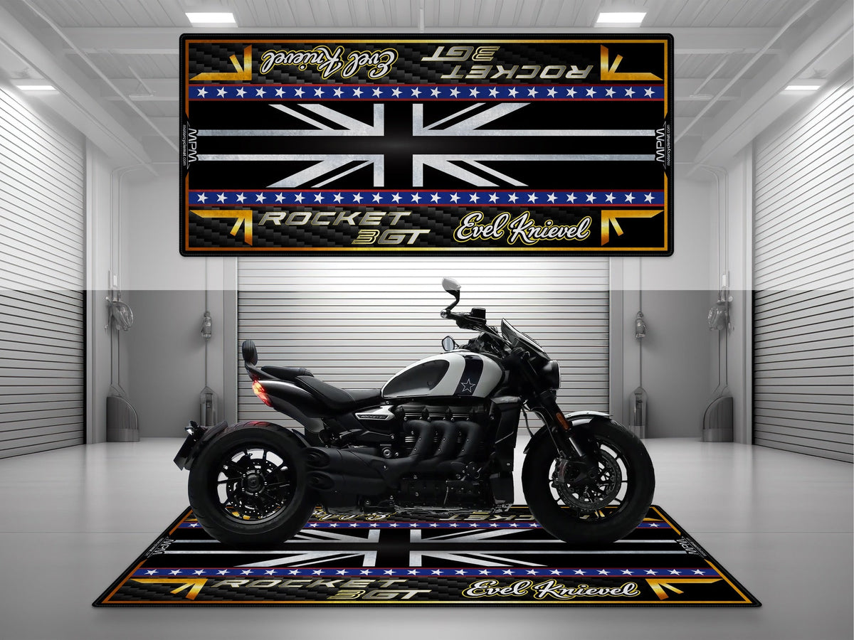 MPM Motorcycle Mat for Rocket 3 GT (Evel Knievel) - U1308