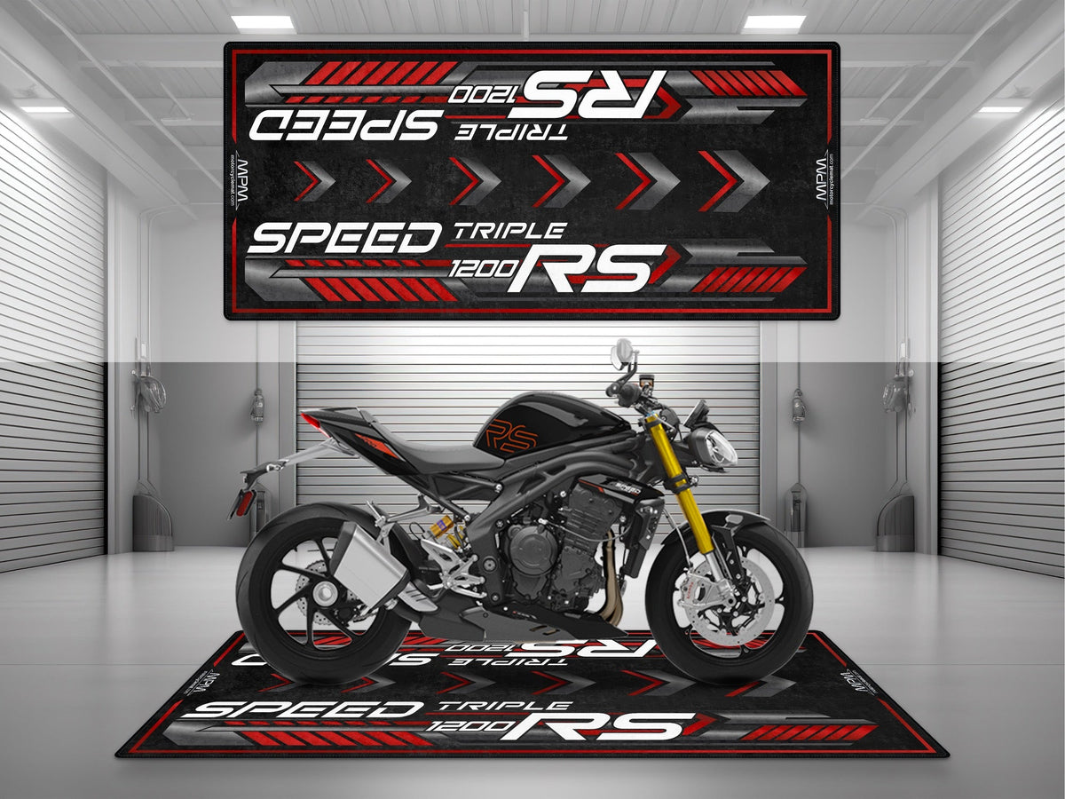 MPM Motorcycle Mat for Speed Triple 1200 RS - U1303