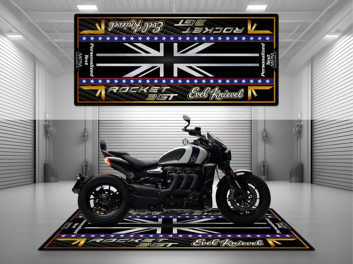 MPM Motorcycle Mat for Rocket 3 GT (Evel Knievel) - U1308