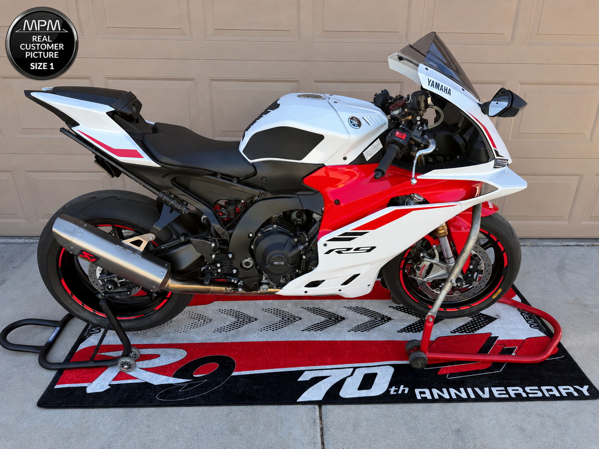 MPM Motorcycle Mat for Yamaha R9 70th Anniversary - U1408