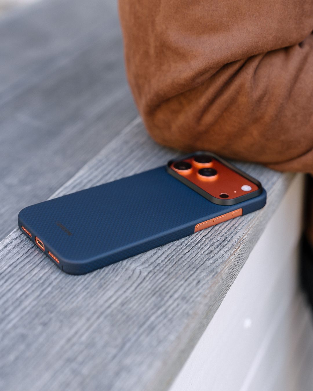 iPhone 17 Pro Max Case - Super Thin | Aramid Fiber | MagSafe - Navy Blue