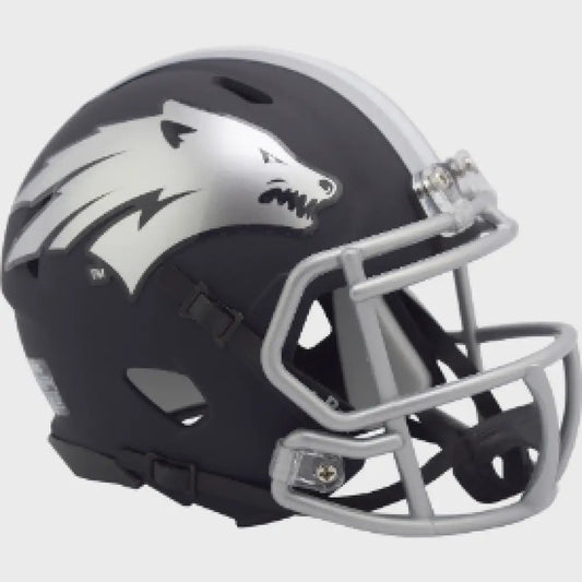 Nevada Wolfpack NCAA Mini Speed Football Helmet Matte Navy - NCAA
