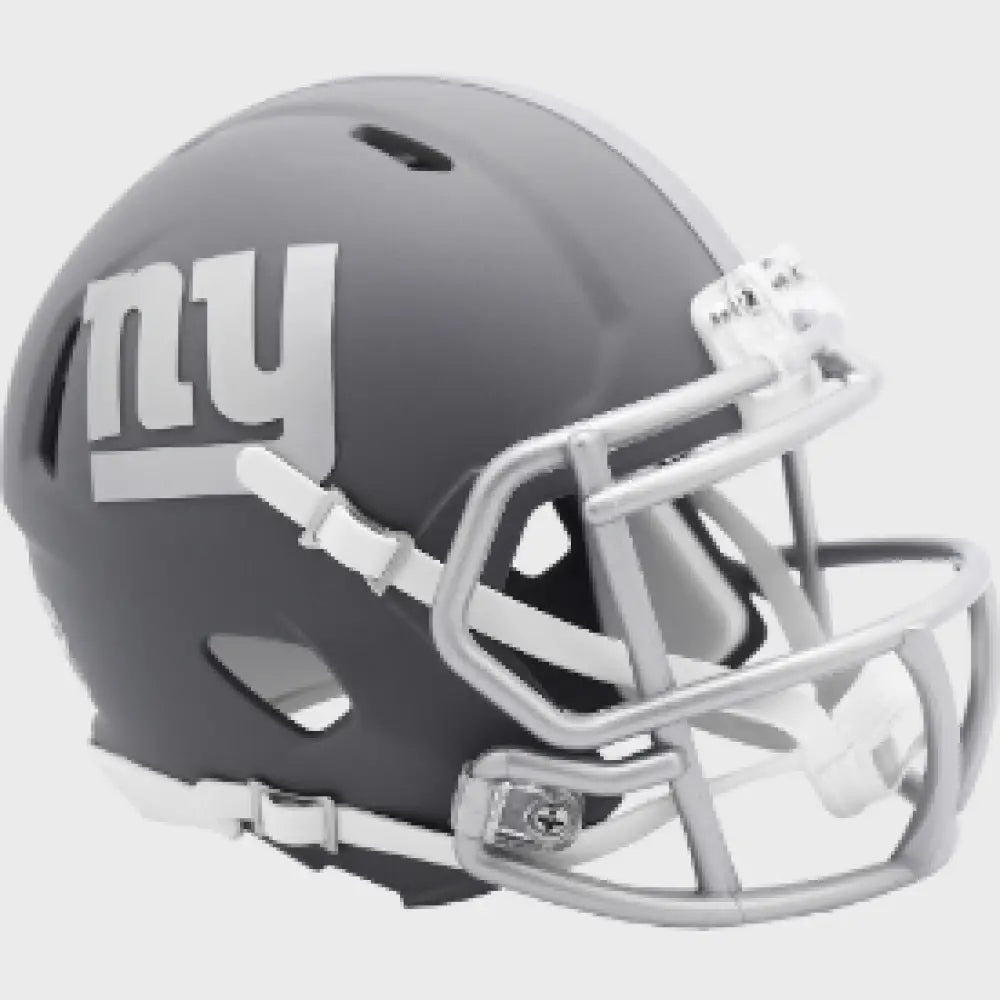 New York Giants NFL Mini Speed Football Helmet SLATE NFL