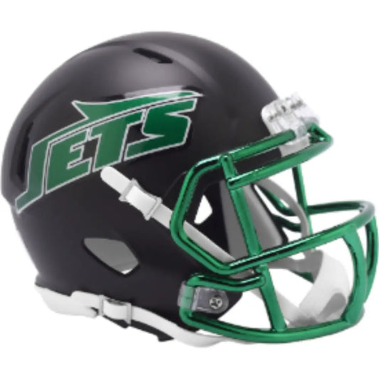 New York Jets Alternate On-Field Mini Speed Football Helmet New 2024 NFL