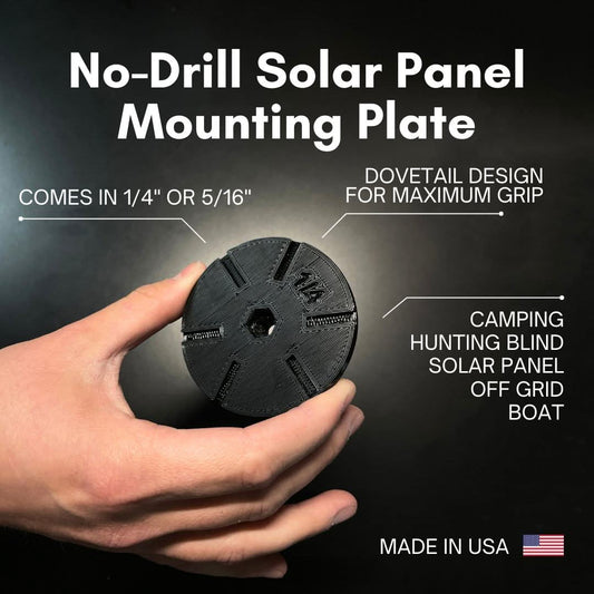 No Drill Solar Panel Mounting Plate