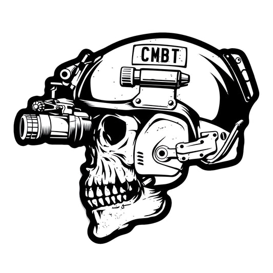 Skull Operator CMBT Decal Sticker