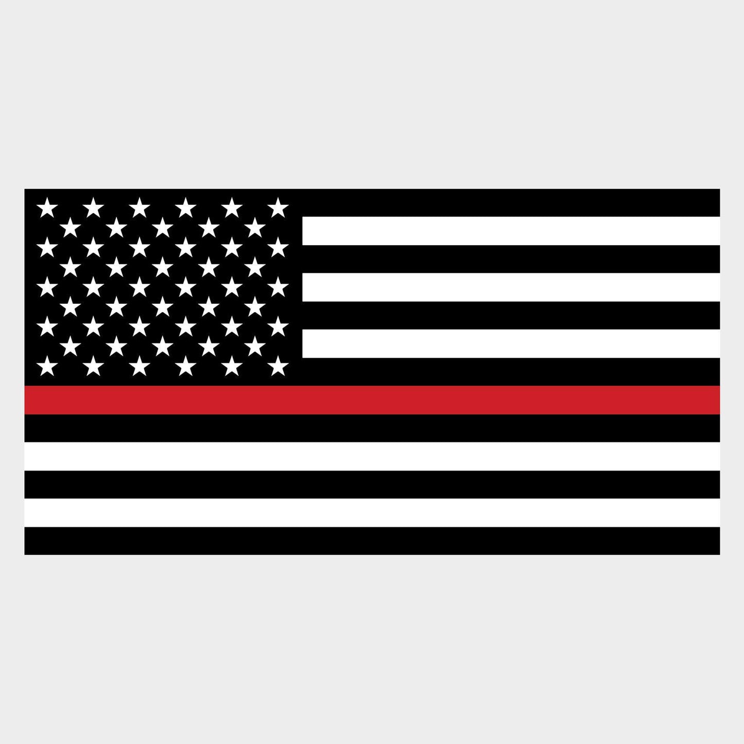 Red Line Flag Vehicle Magnet 2 Pack