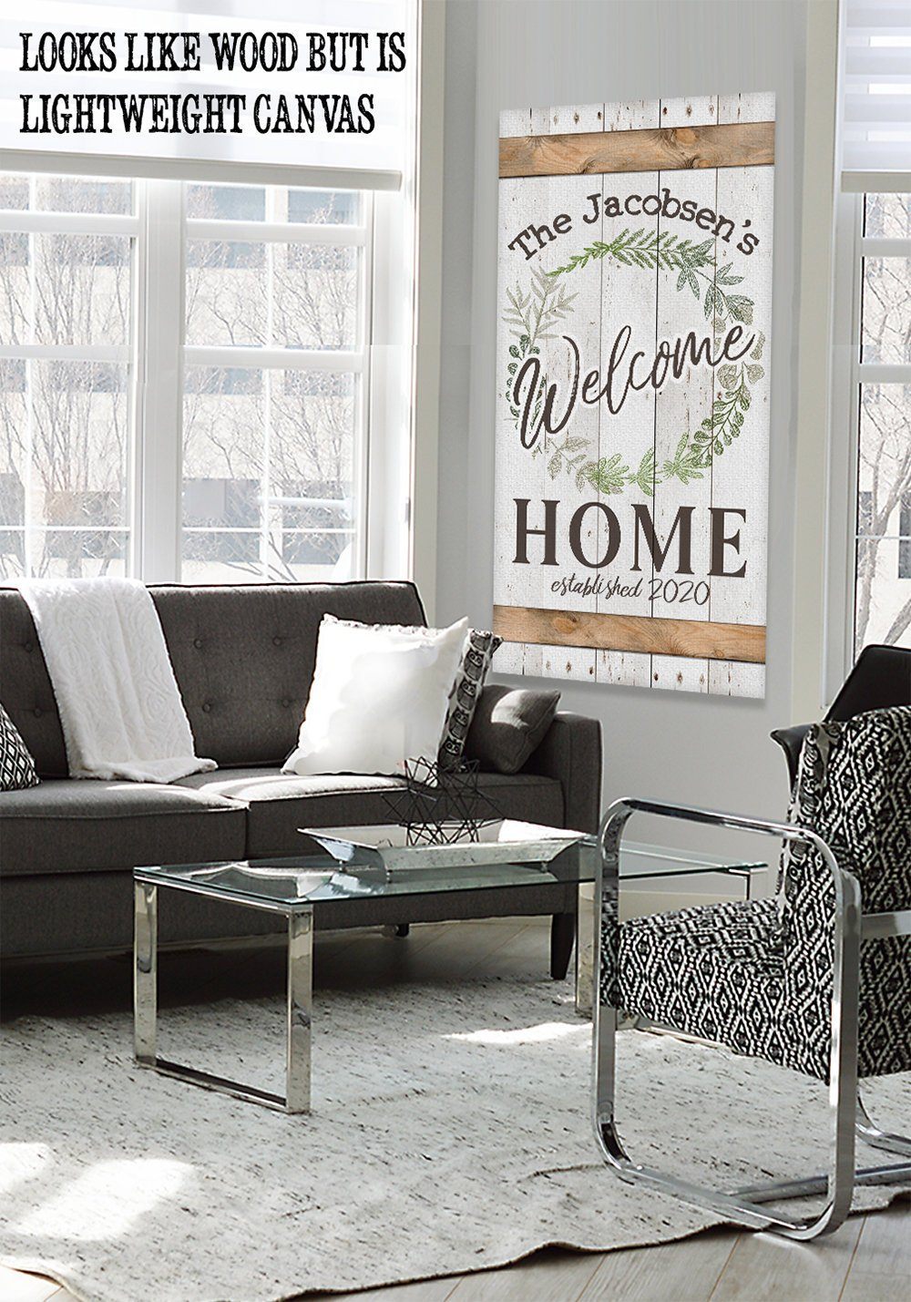 Personalized - Welcome - Canvas