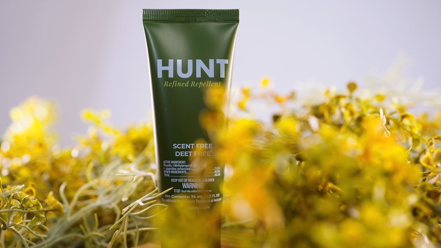 HUNT - Scent-Free, DEET-Free Insect Repellent Lotion