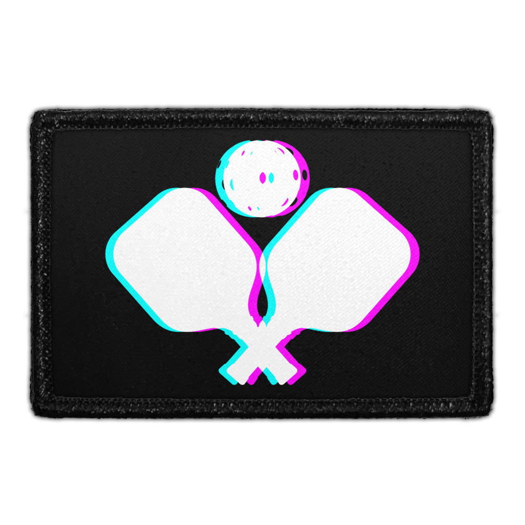 Pickleball - Racquets - 3D - Removable Patch