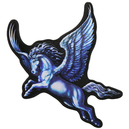 Hot Leathers Pegasus 11 Embroidered Patch - 11 x 12.25 - Iron-On or Sew-On - PPQ1129