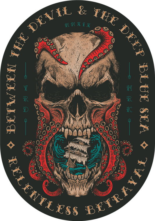 Between the Devil & The Deep Blue Sea Decal