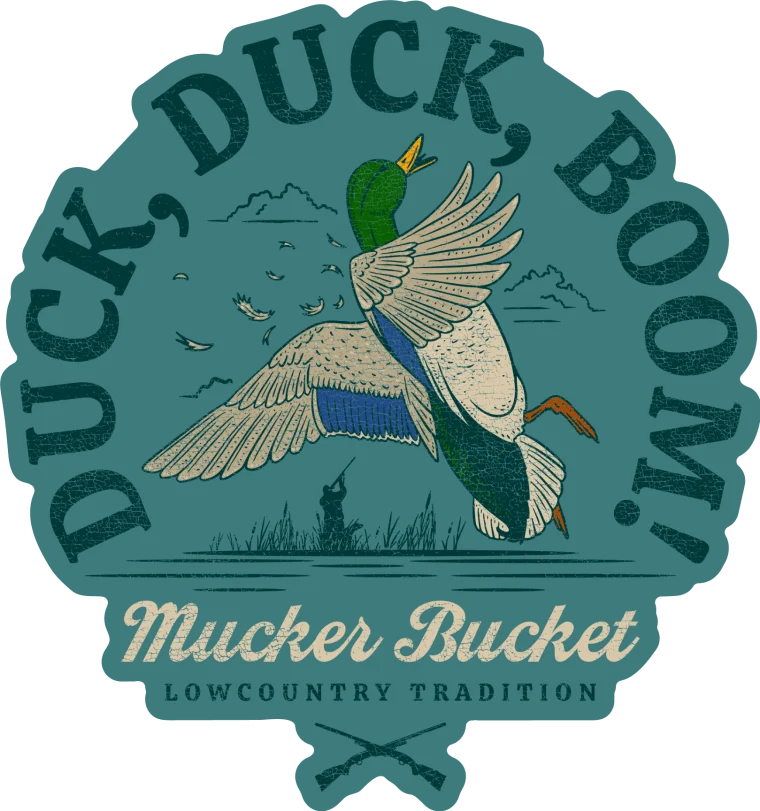 Duck, Duck, Boom Sticker