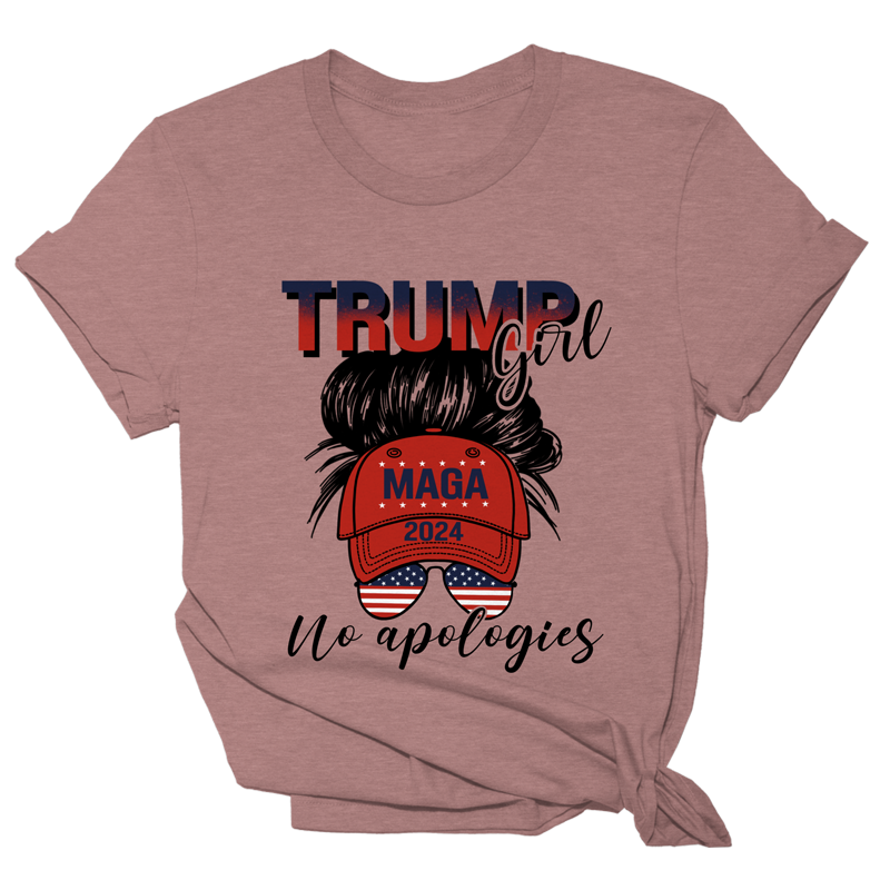Trump Girl No Apologies Tee - 1408