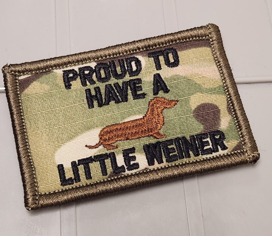ASOS - Proud To Have A Little Weiner - 2x3 Patch - Multicam w/Black