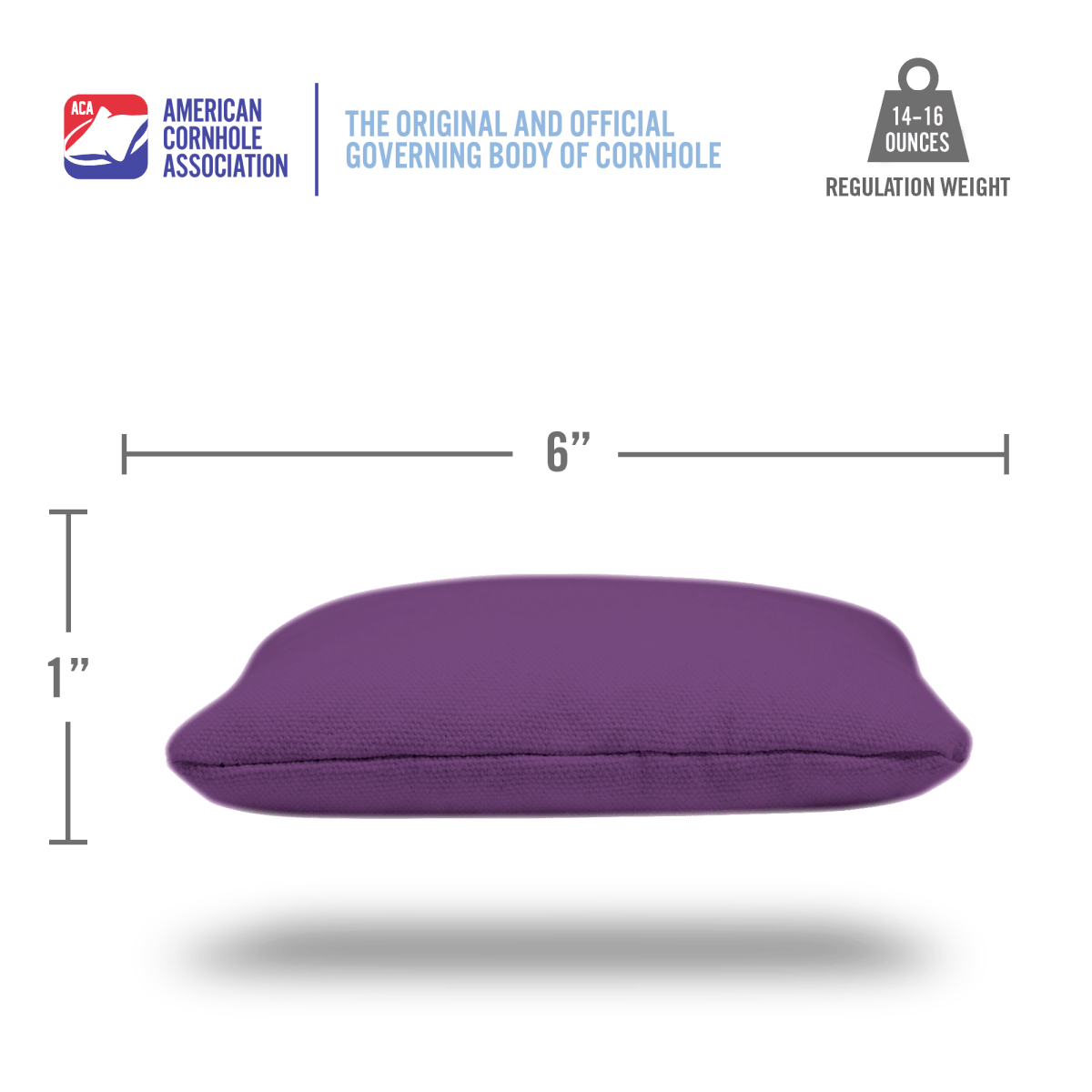Purple Daily 66x Cornhole Bags