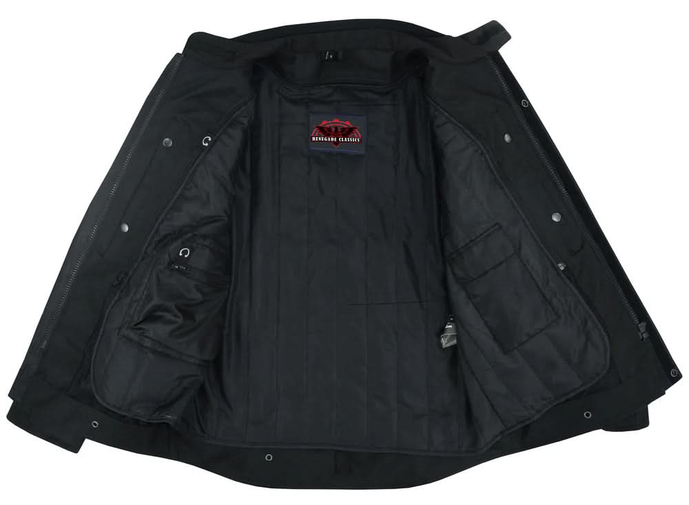 Heavy Duty Polyester Textile Mens motorcycle Jacket