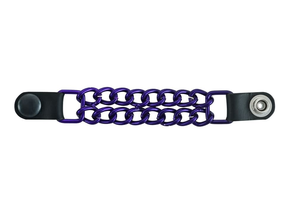 PKVPC1PG Vest EXTENDER POWDER COATED PURPLE GLITTER