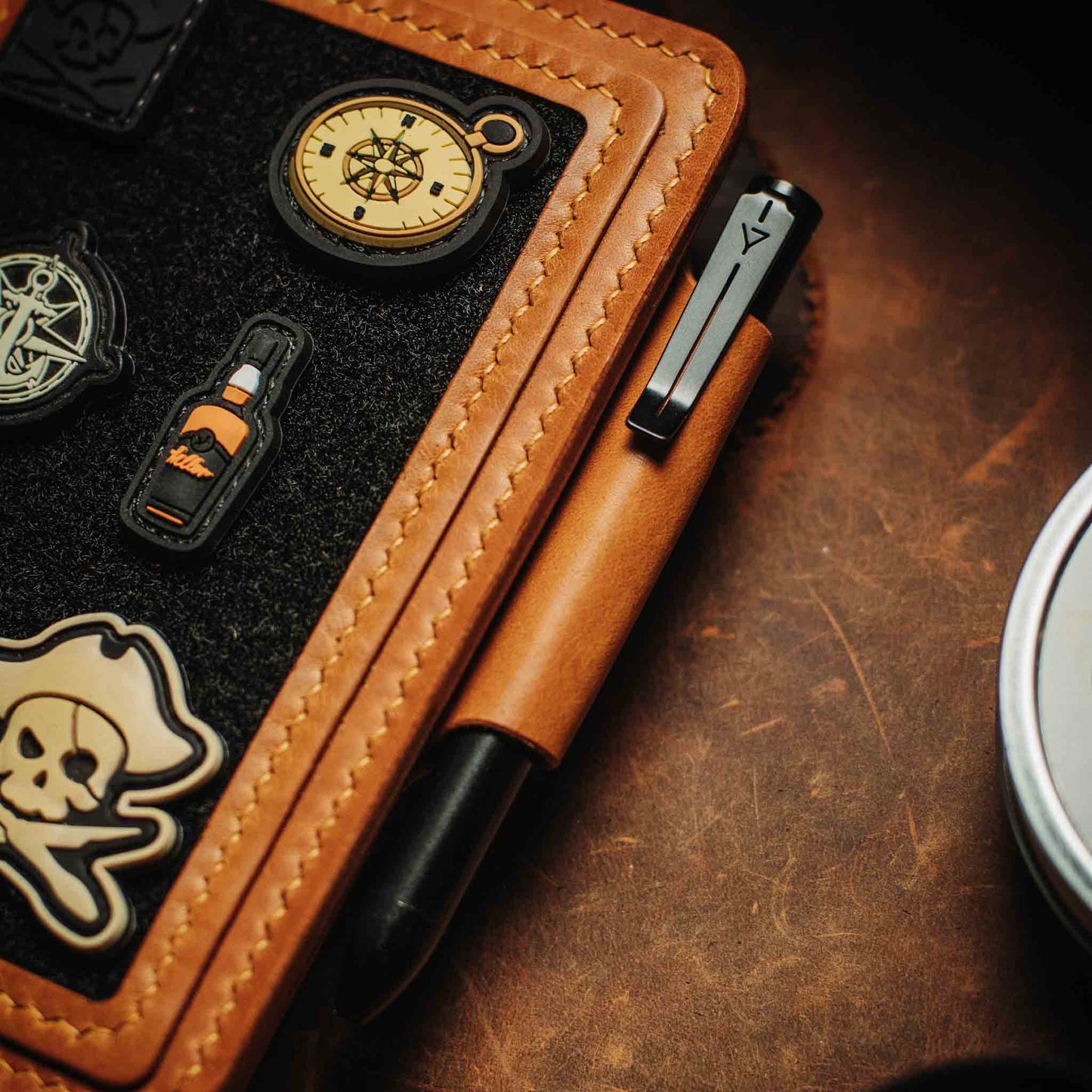 Pirate Goods Quartermaster v2 – Leather Passport Wallet with Velcro