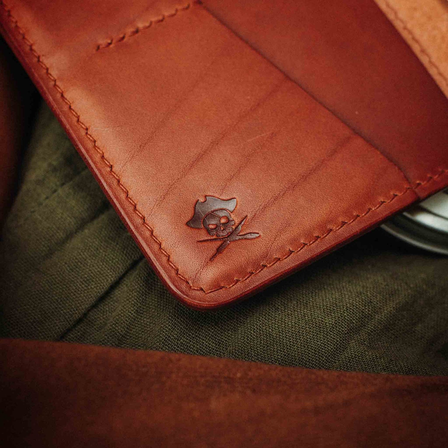 Pirate Goods Quartermaster v2 – Leather Passport Wallet with Velcro