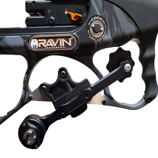 Ravin draw handle relocation bracket