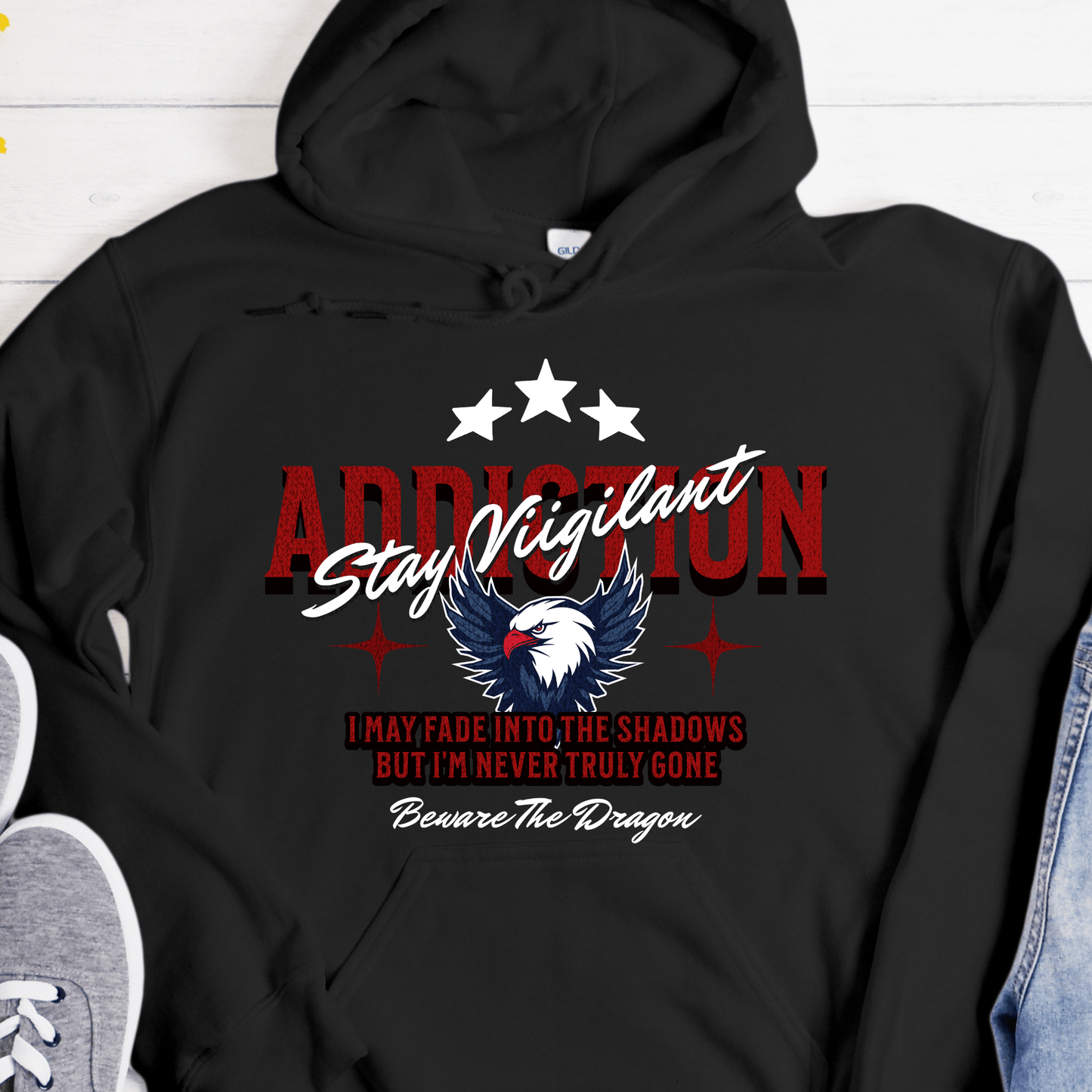 Recovery Hoodie | Inspiring Sobriety |  Stay Vigilant